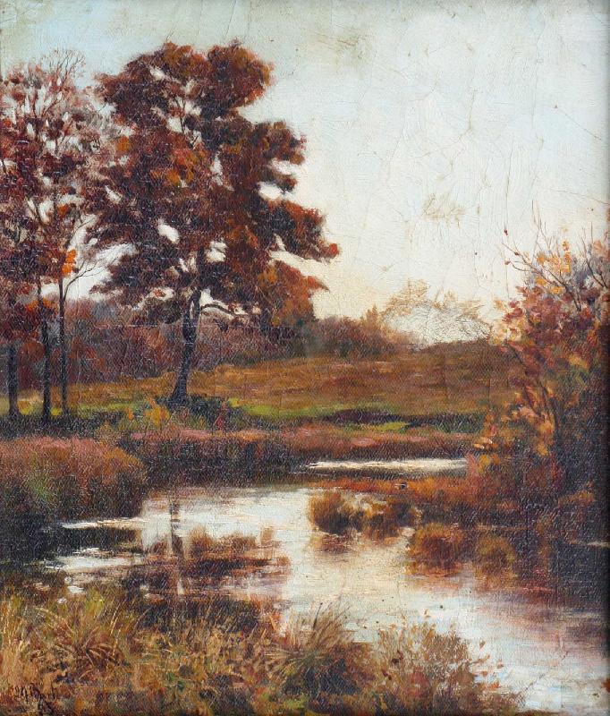 Attributed to Jan de Beer A Stream in Autumn Spain oil painting art